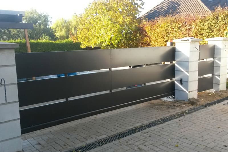 Tore: Gartentor & Schiebetor passend zum Doppelstabmattenzaun — feuerverzinkt + pulverbeschichtet, vom Hersteller