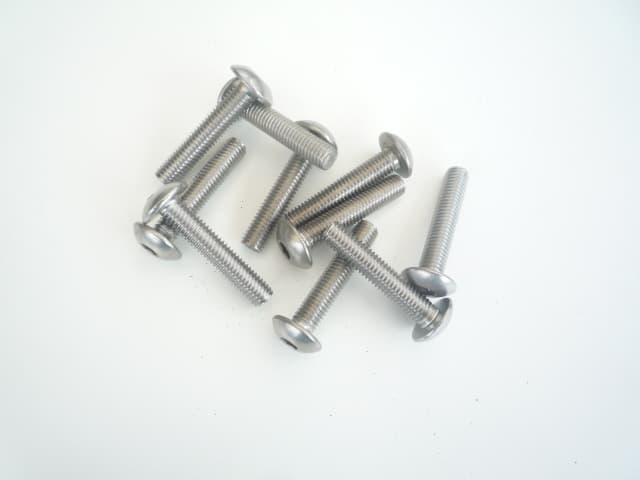 10 -100 Zaunbauschrauben M8x40 Edelstahl Zaun Zaunbau Zaunschrauben 5,5 — Zaun-Zubehör (Schellen, Kappen, Pfostenhalter) für Doppelstabmattenzaun — direkt vom Hersteller