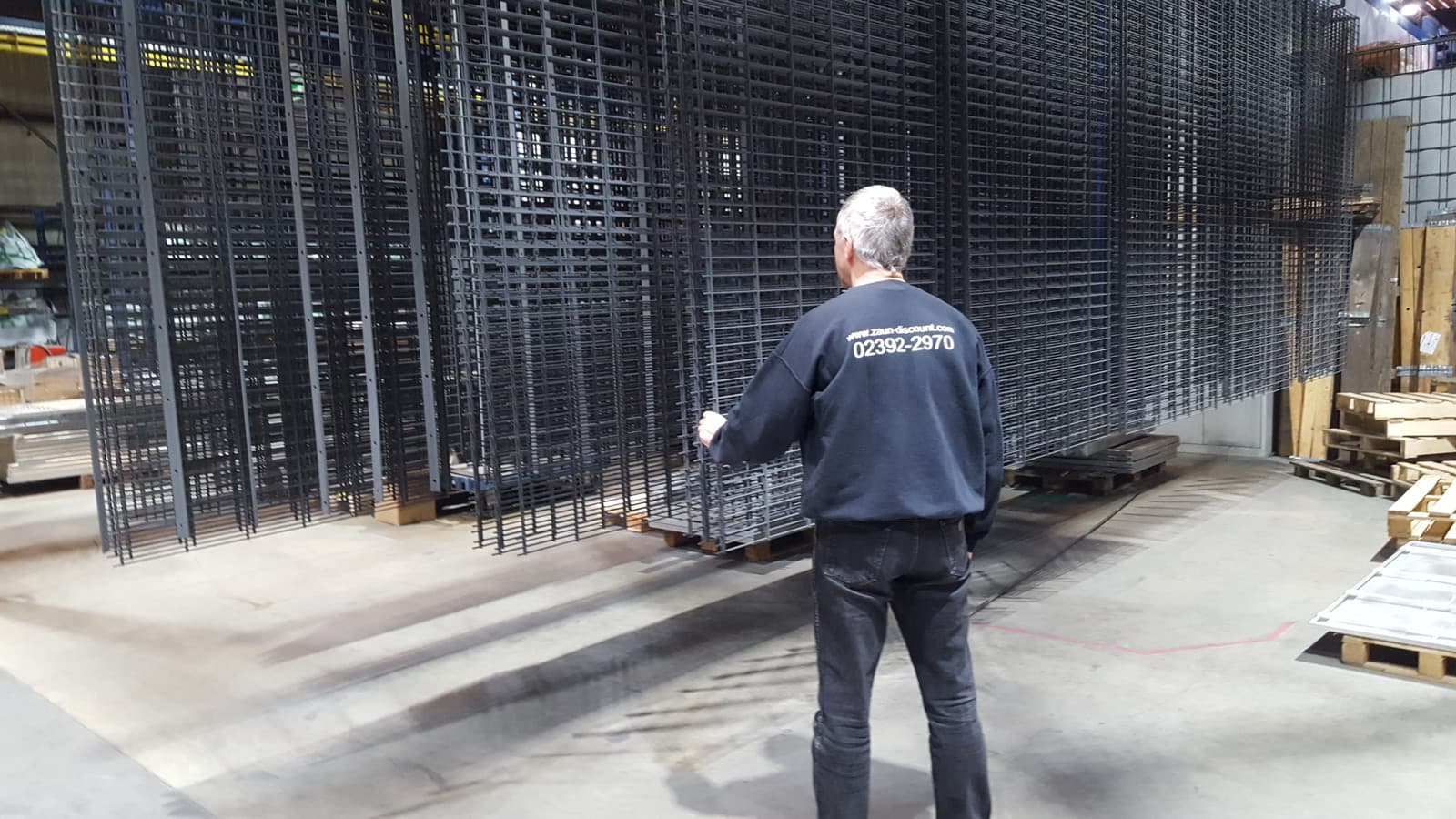 30-47,5 Meter Gitterzaeune Gittermatten Stabmattenzaun Mattenzaun Stabgitterzaun – Ansicht 3