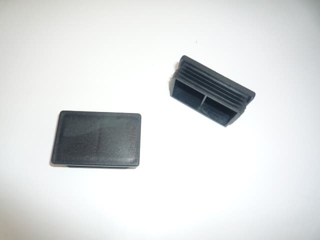 10 x Lamellenstopfen Kappen 50x30 mm WS 1-2,5 mm Doppelstabmattenzaun Mattenzaun — feuerverzinkter Doppelstabmattenzaun — Ersatz für Maschendraht-, Jäger- oder Holzzaun, 10 Jahre Rostgarantie