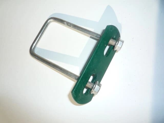 10 -100 U-Bügel Gittermattenverbinder Mattenverbinder Zaun zink grün anthrazit — Zaun-Zubehör (Schellen, Kappen, Pfostenhalter) für Doppelstabmattenzaun — direkt vom Hersteller