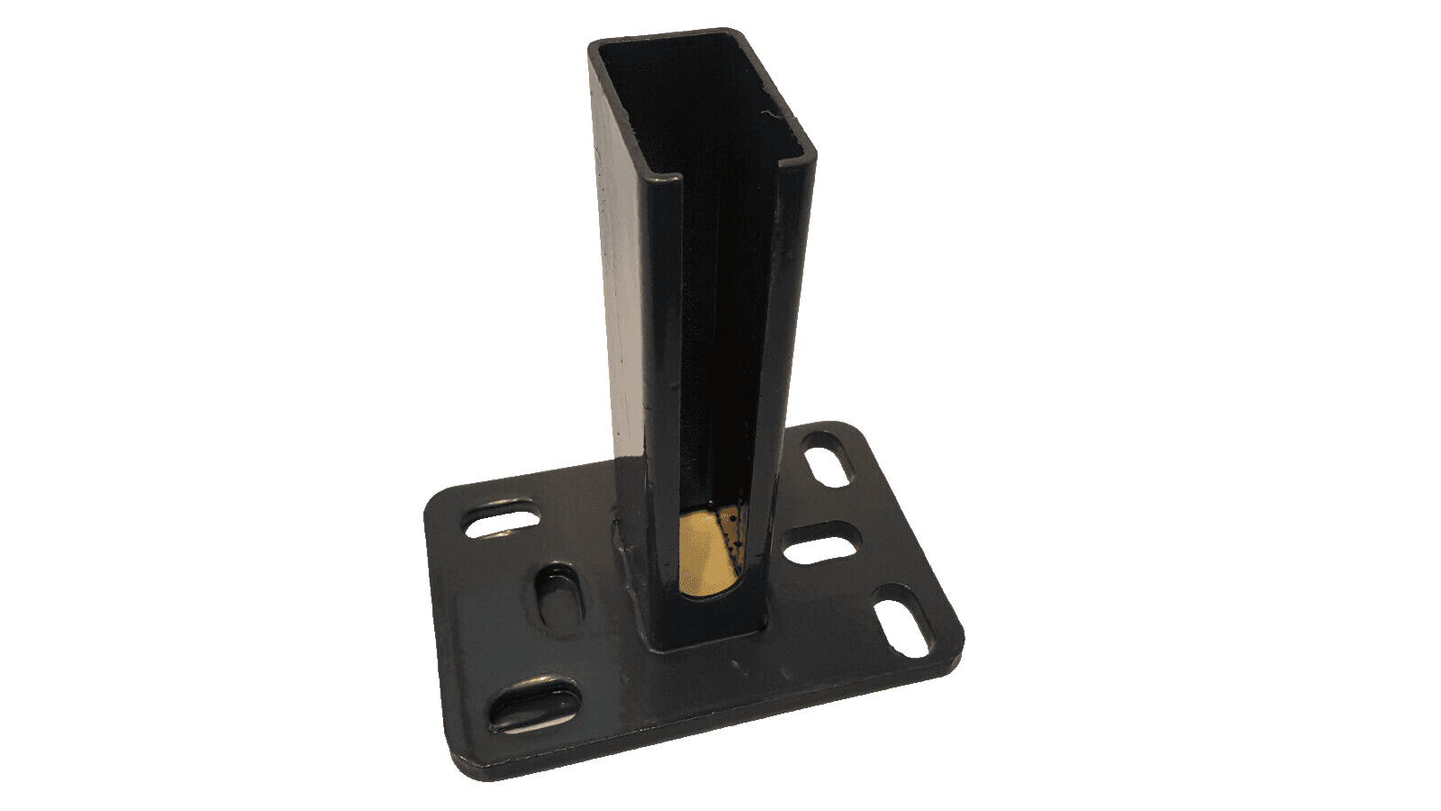 Fußplatte Pfostenadapter 60x40 Bodenplatte Dübelplatte Anschraubfuss RAL 7016 – ZAUNDISCOUNT, Zaunartikel im ZAUNDISCOUNT-Shop