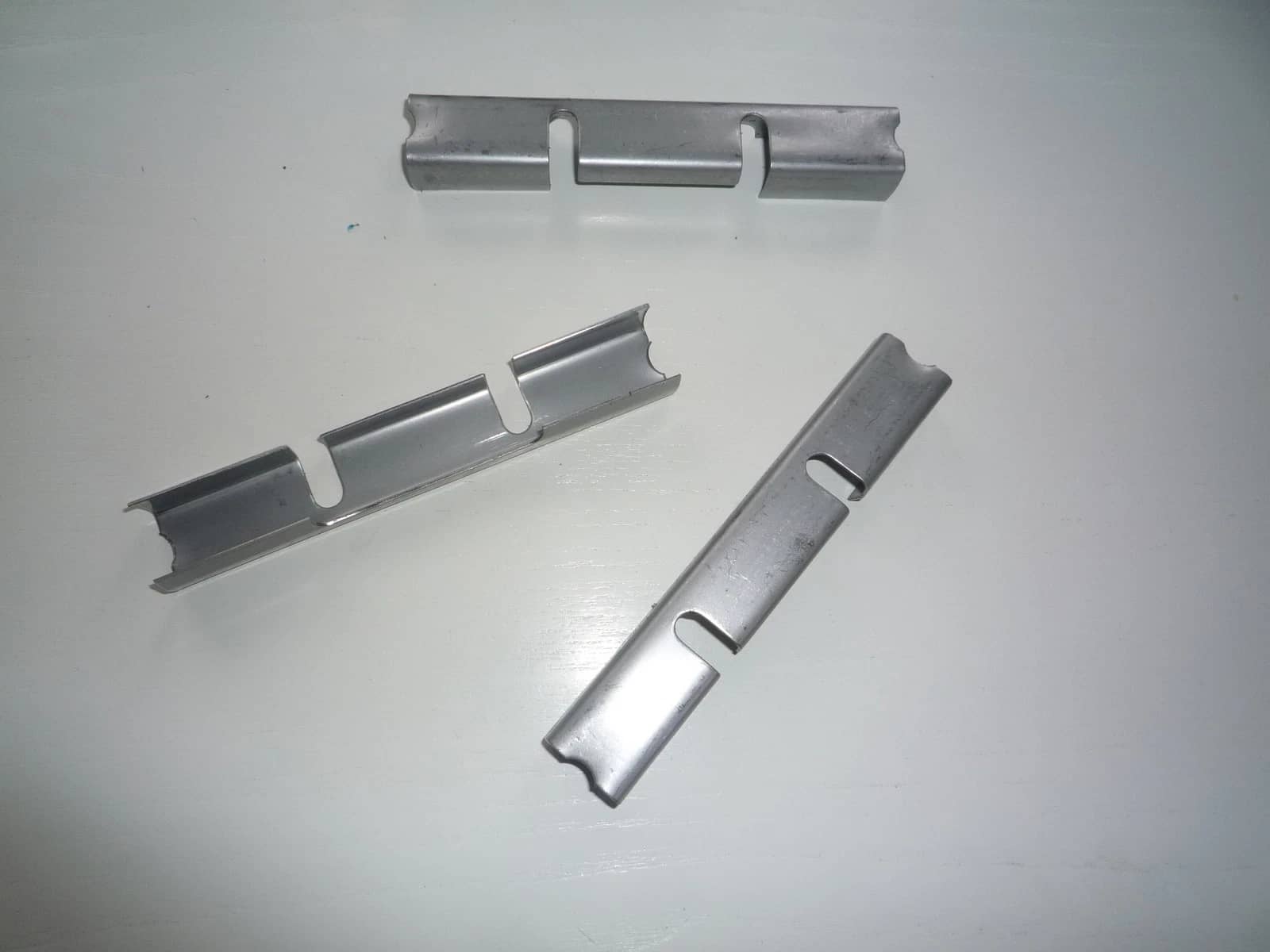 Niro Edelstahl Gittermattenverbinder Mattenverbinder Zaun Verbinder Doppelstab