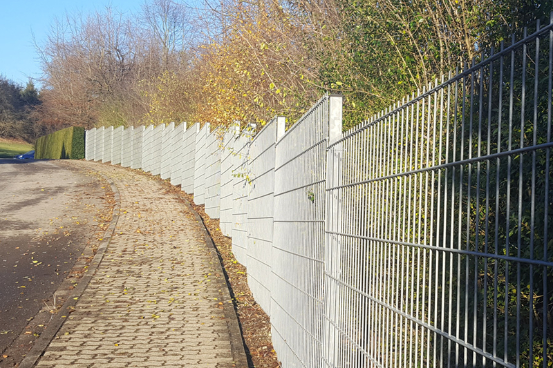 Doppelstabmattenzaun – direkt zum Shopbereich